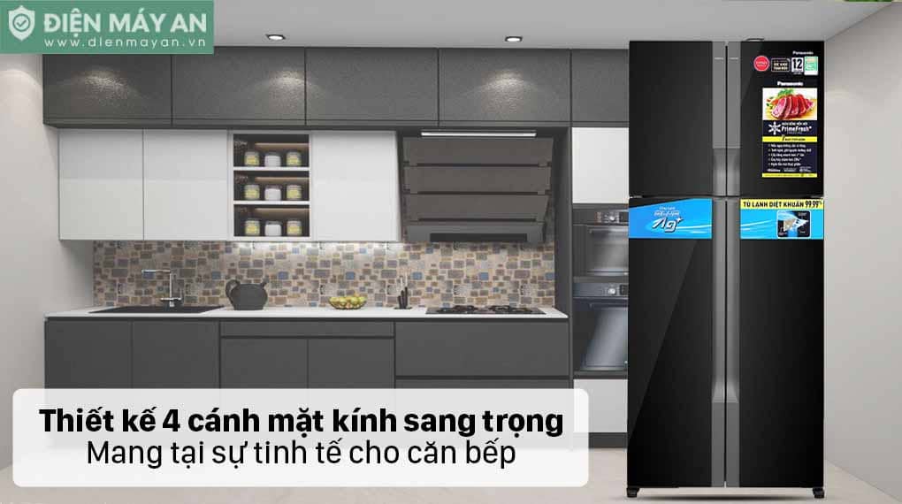 Tủ lạnh Panasonic Inverter 550 lít Multi Door NR-DZ601VGKV